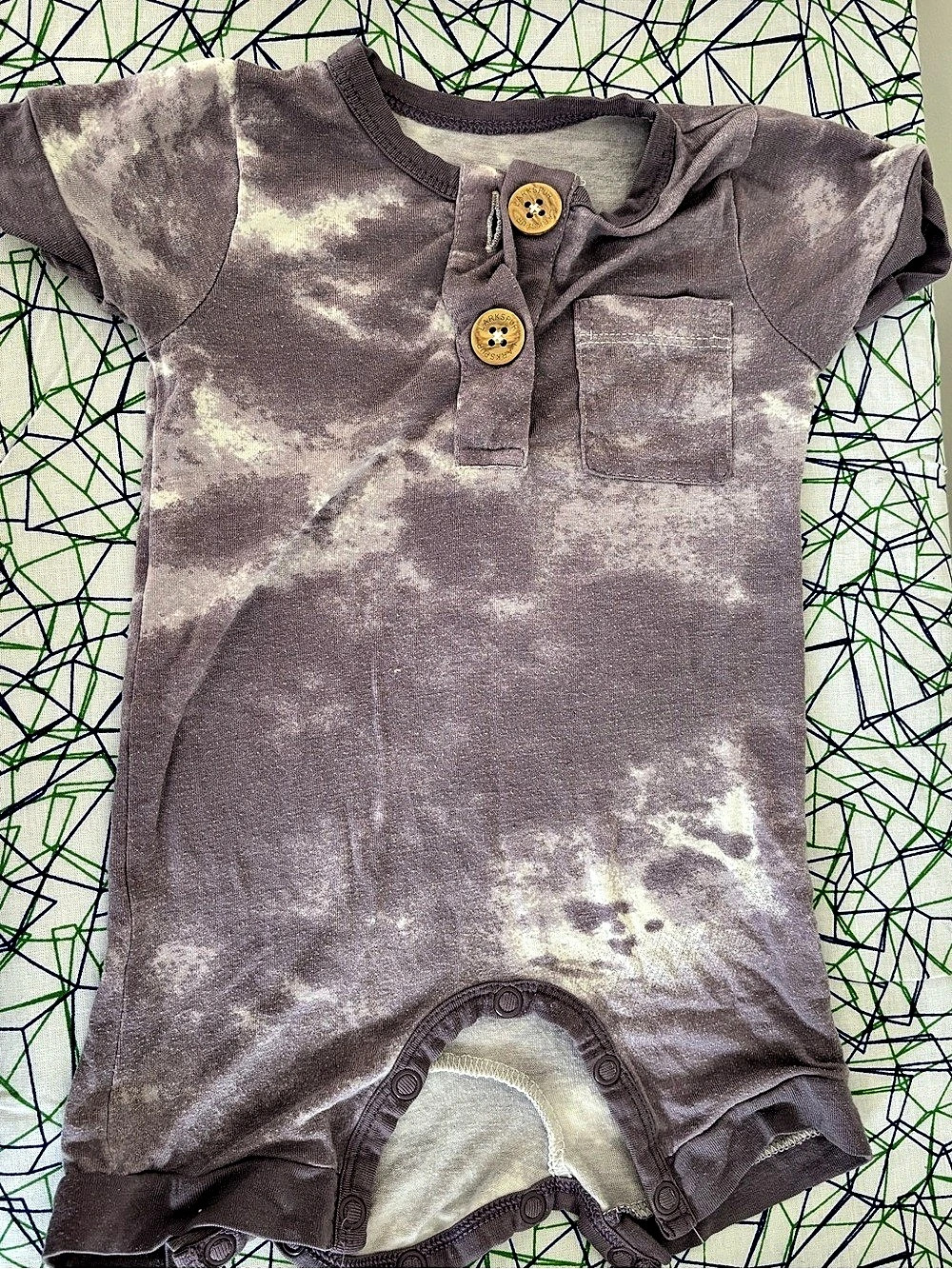 Larkspur Baby Tie-Dye Romper Size 3M Like New